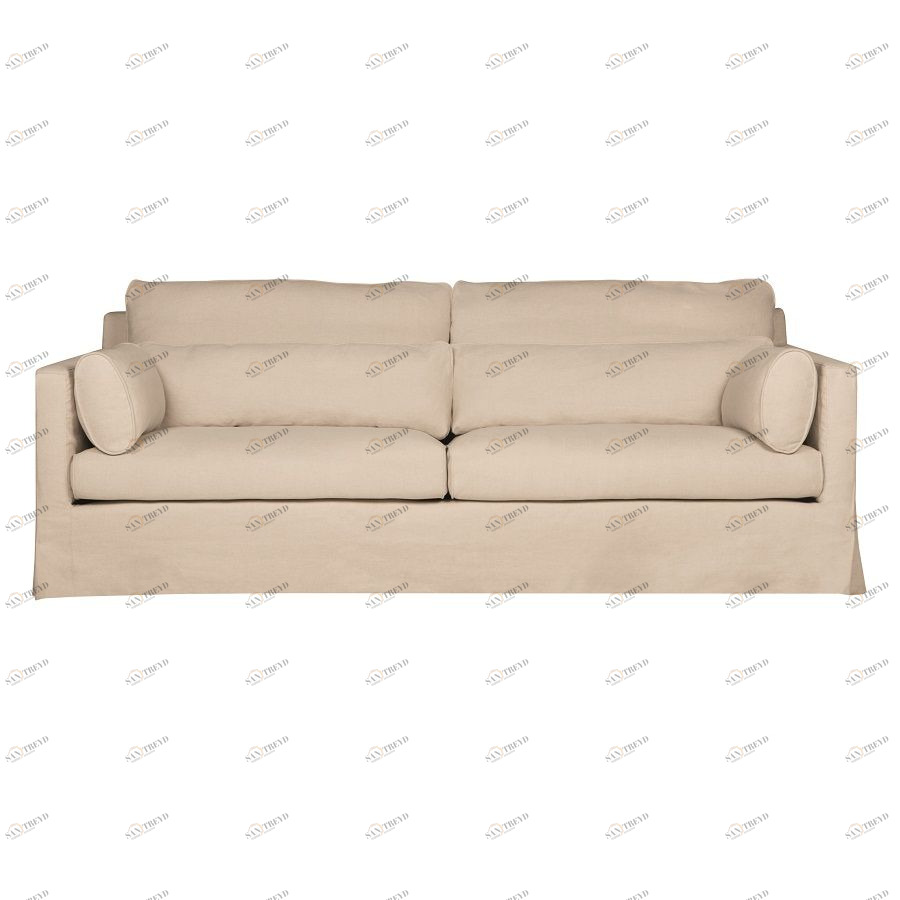 Диван Sara, трехместный, молочный Sits S1614