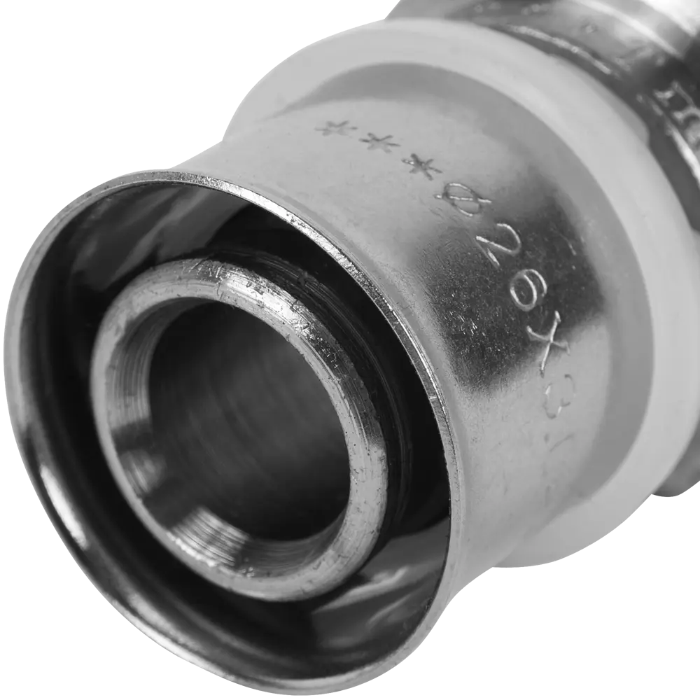 Муфта комбинированная Valtec 1"x26 мм НР никелированная латунь VTM.201.N.002606 STLM-2150959 - Вид №2