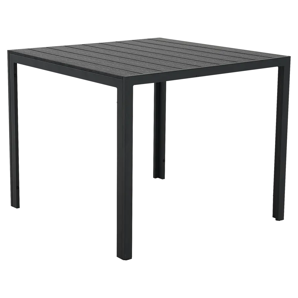 Садовый стол нераздвижной BEGINIA Lyra 90x90 см алюминий серый STLM-2190716 - Вид №6