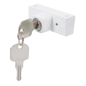 Замок-блокиратор для окна с цилиндром, 2 ключа