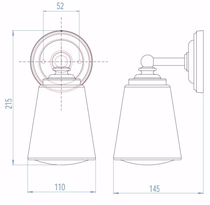 Astro Lighting Современный металлический настенный светильник прямого света с фиксированным кронштейном  1106001  - Вид №7