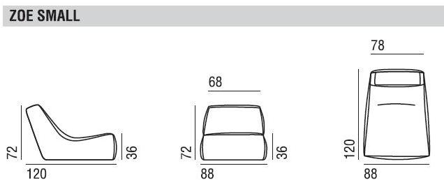 Verzelloni Кресло из ткани Zoe sun-id-1450354 - Вид №19