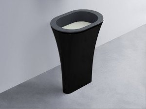 AMLA65-BA+AMPILO-PM+AMCOLO-N Раковина Amedeo Ovale отдельностоящая cielo Enjoy + Amedeo