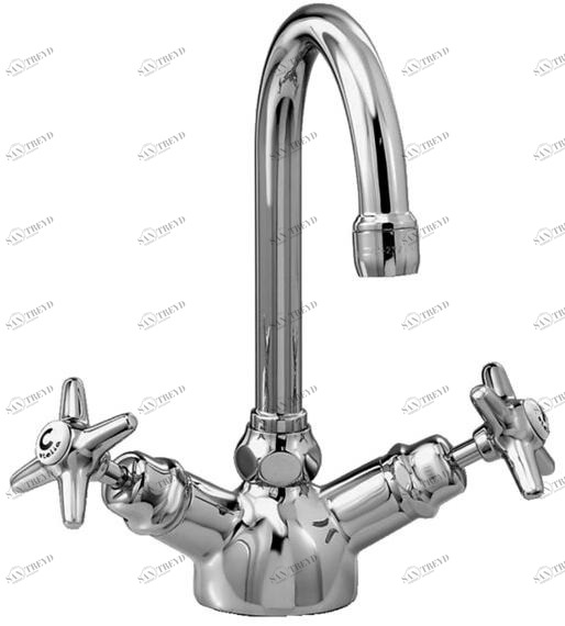 RUBINETTERIE STELLA Смеситель для раковины на одно отверстие Italica It00003