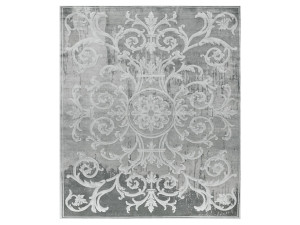 Шелковый прямоугольный ковер ручной работы