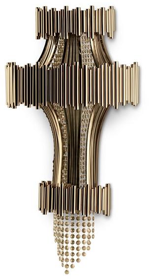 LUXXU Настенный светильник из латуни с кристаллами swarovski® Scala sun-id-1408112 - Вид №1