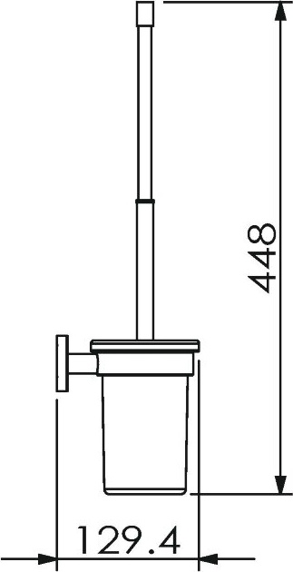 11025A Ерш подвесной цвет хром LANGBERGER BURANO - Вид №2