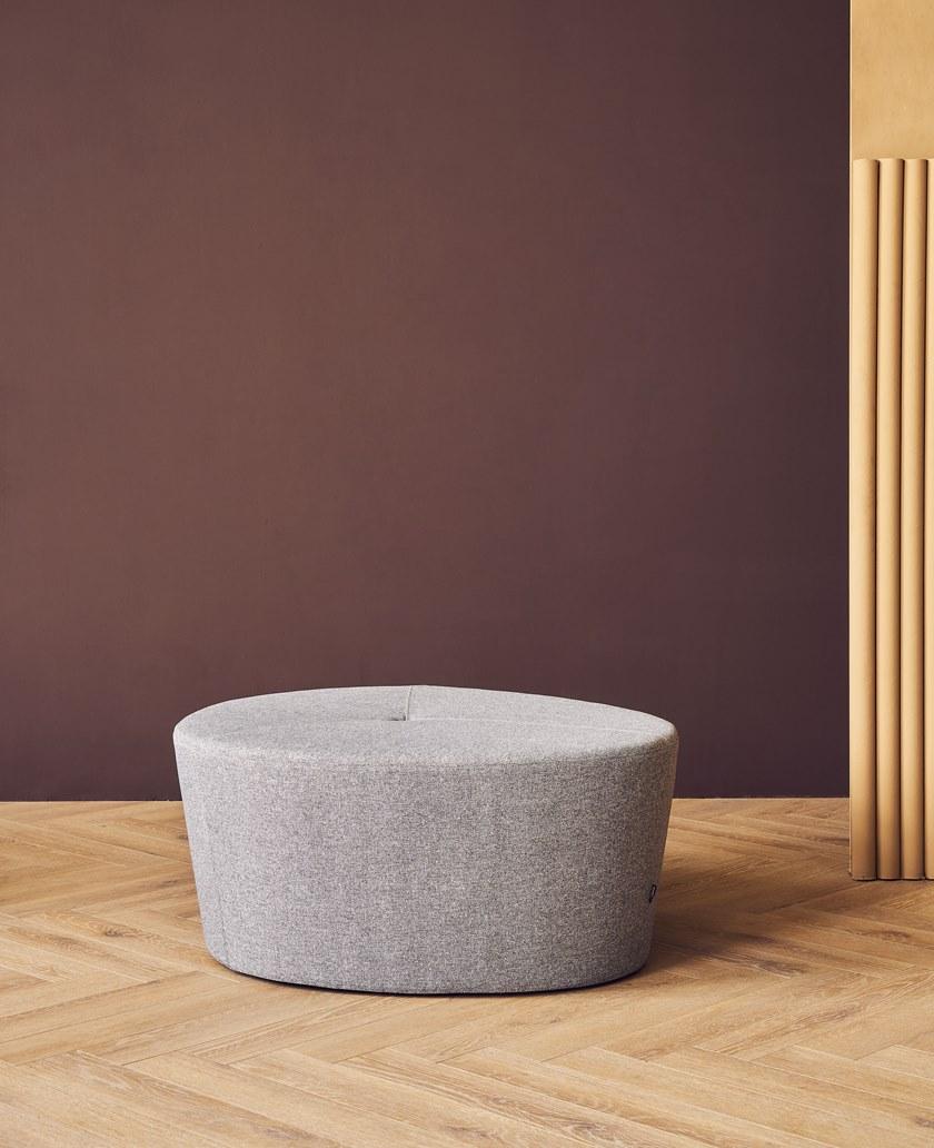 Grado Design Пуф из овальной ткани с обивкой Lotus sun-id-1393238 - Вид №4