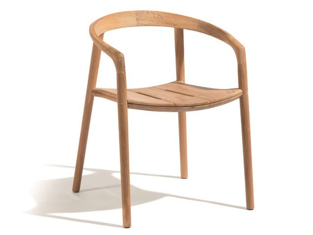 Штабелируемый стул из тикового дерева MANUTTI ARCH-00041379 - Вид №13