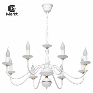 Подвесная люстра De Markt Свеча 301018608 белая DE MARKT СВЕЧА 185469 Белый