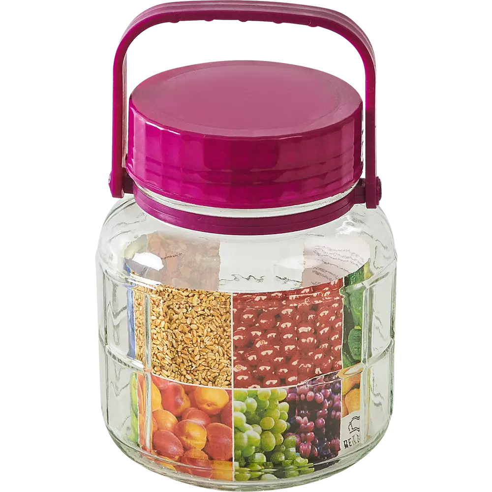 Банка с ручкой стекло 1 л Santreyd STLM-2099194 - Вид №1