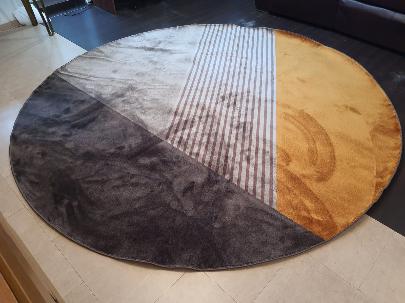 PROF Ковер в наличии из полиамида круглый диаметр 3 метра U0280S - Вид №22