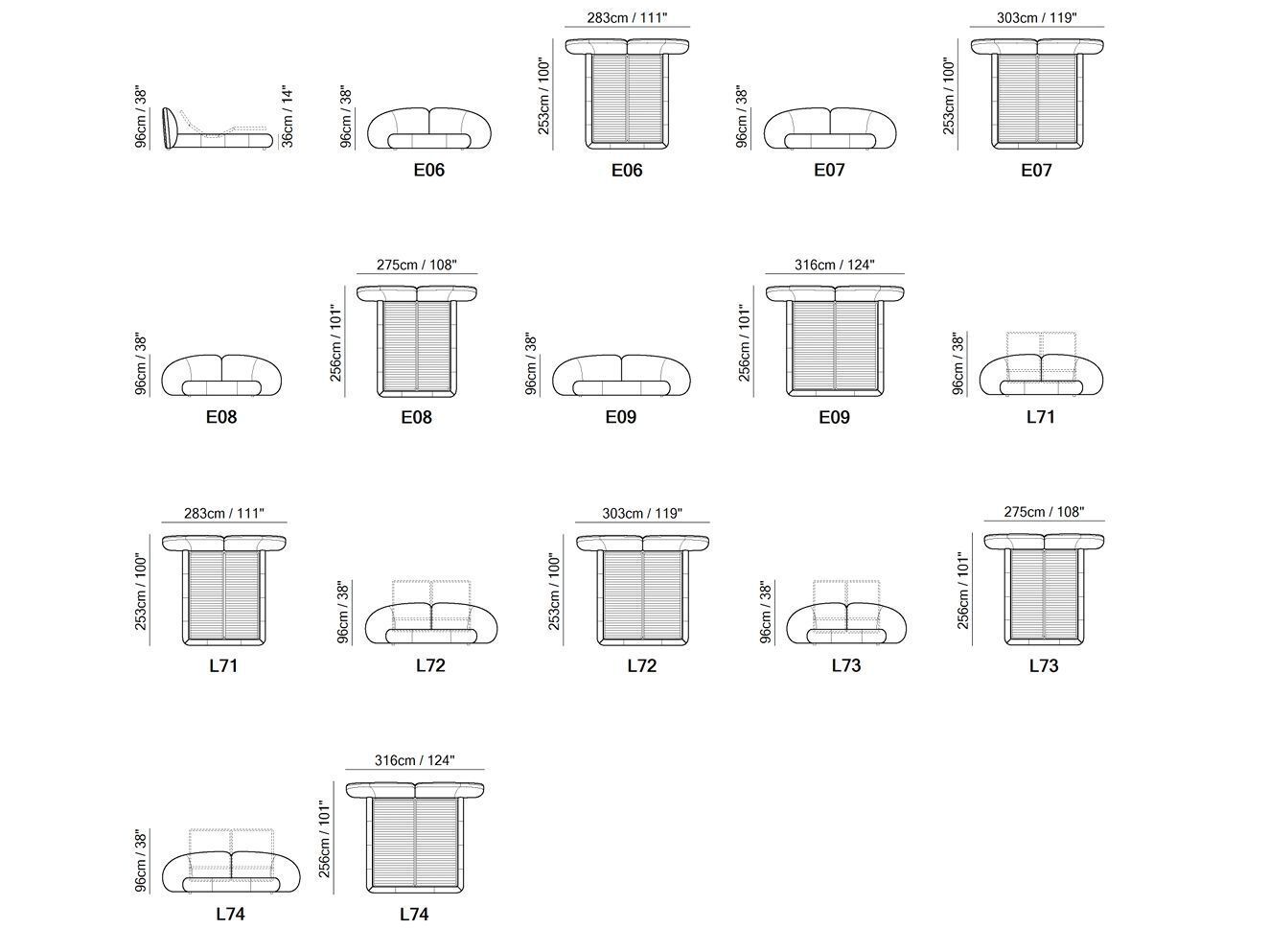 Кожаная двуспальная мягкая кровать Natuzzi Italia память ARCH-00035004 - Вид №3