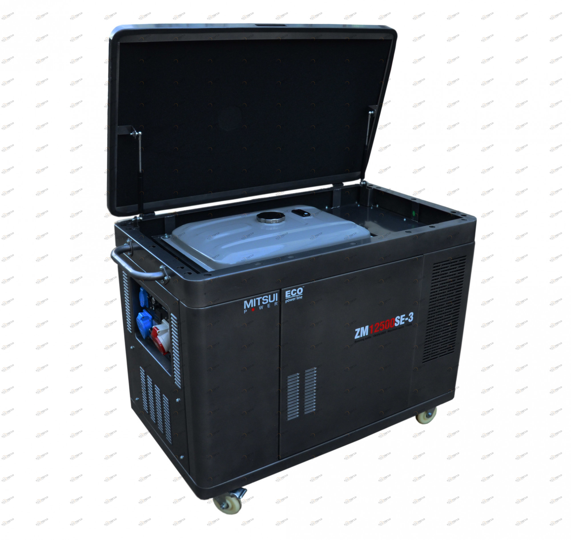 Бензиновый генератор Mitsui Power ECO ZM 12500 SE-3 в кожухе sun-id-1035160