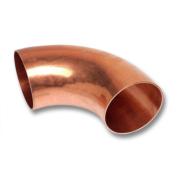13K892 SANHA 3K отвод 90° под сварку, медь 88,9x2 мм  - Вид №1
