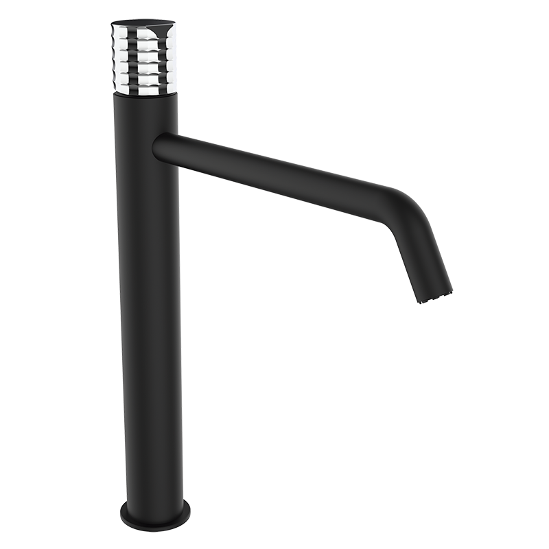 75550752 PREMIUM Черный XXL Умывальник смеситель Черный-Хром GRB MIXERS 