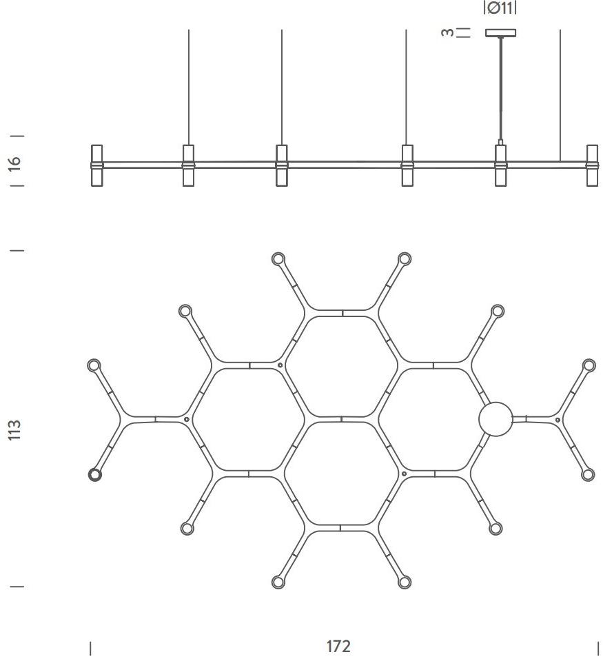 NEMO Светодиодный подвесной светильник в современном стиле Crown sun-id-1389406 - Вид №3