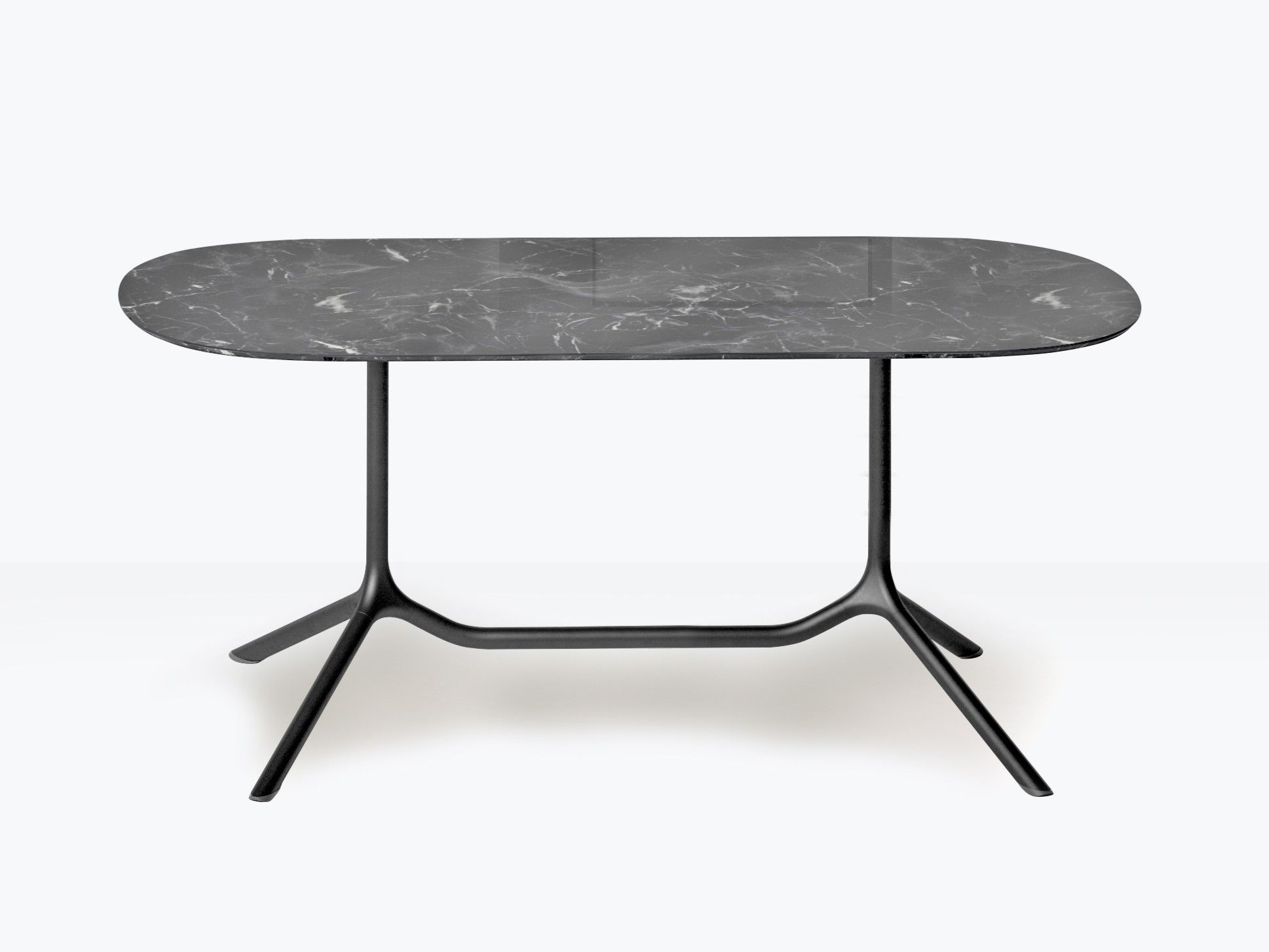 Овальный или прямоугольный стол с двойным основанием с 3 спицами S-CAB Tripé ARCH-00147330 - Вид №1