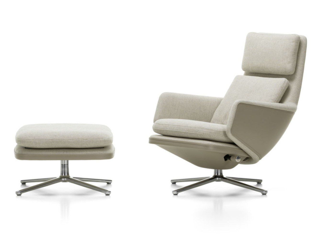 Ткань спиц кресло с подлокотниками VITRA Grand Relax ARCH-00109996 - Вид №4