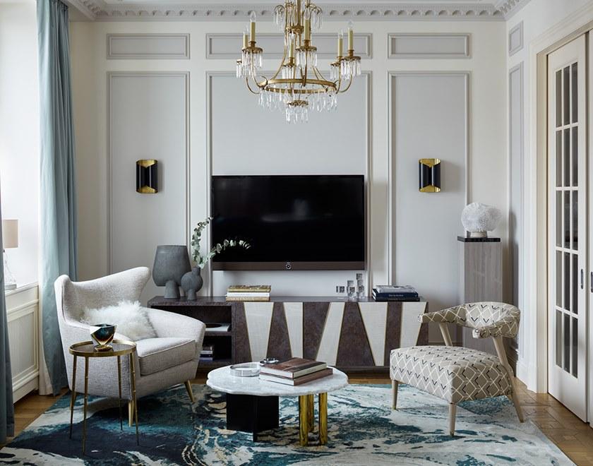 Tapis Rouge Прямоугольный коврик ручной работы из шерсти и шелка Koi pond Tr1017 - Вид №5