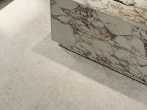 Пол / керамогранит с мраморным эффектом