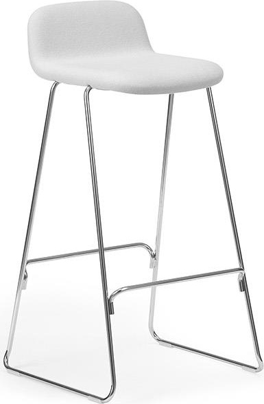 602575 Barstool w. назад 75 Полная обивка cm хром / Synergy Normann Copenhagen Just