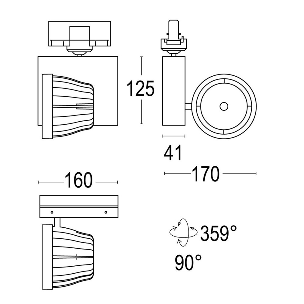 Kriter 2A Track Adapter Ghidini Kriter Track Adapter .01 Белый (Матовый)  - Вид №2