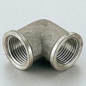 Колено ВР  1/2"x1/2" никель TIEMME