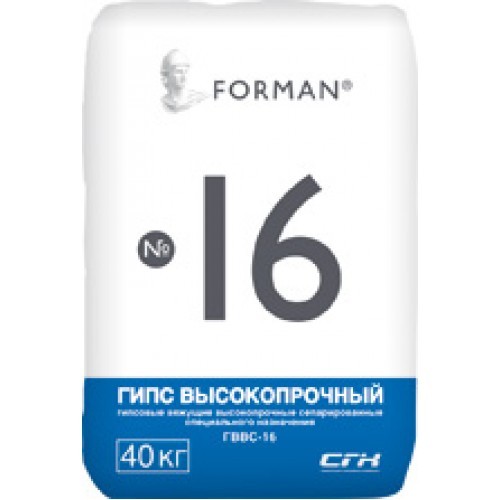 Гипс Русеан Г-16 40кг 3494 - Вид №1