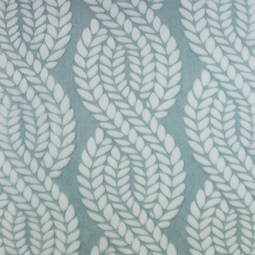 Плед «Лиана» 140х200 см микрофибра цвет голубой Santreyd STLM-2054698 - Вид №1