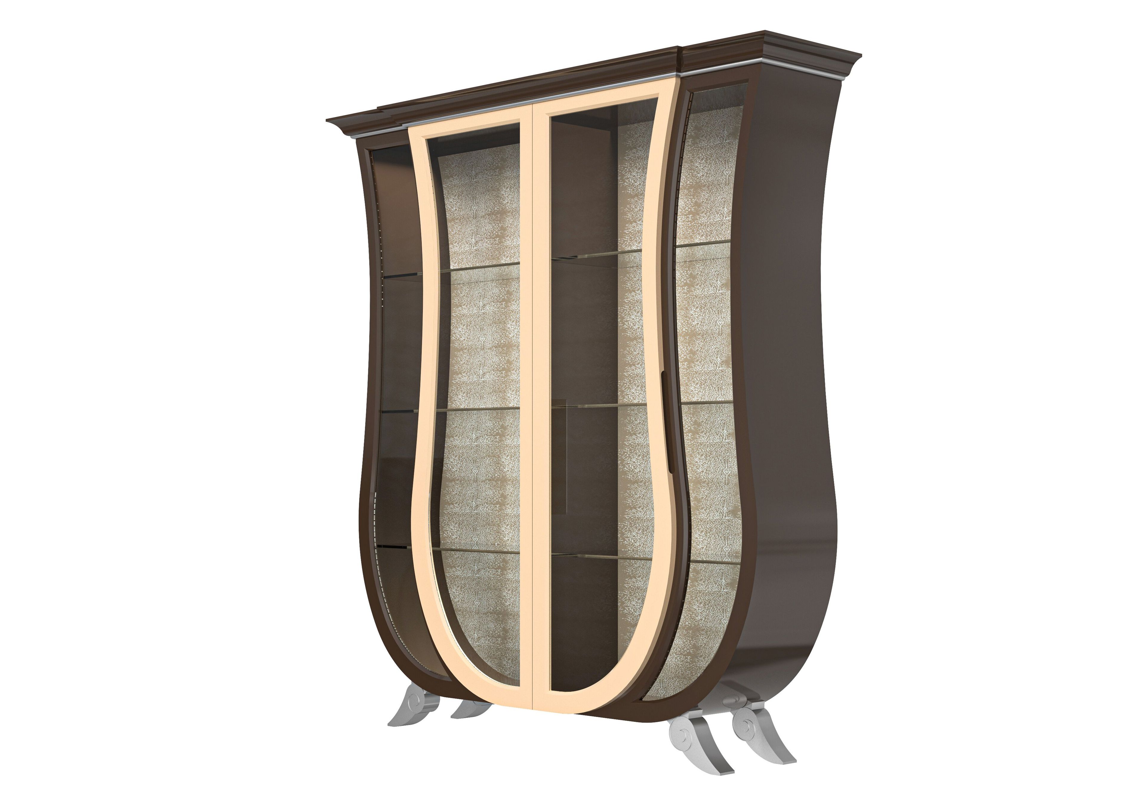 Витрина из бука Modenese Luxury Interiors CURVY ARCH-00057850 - Вид №1