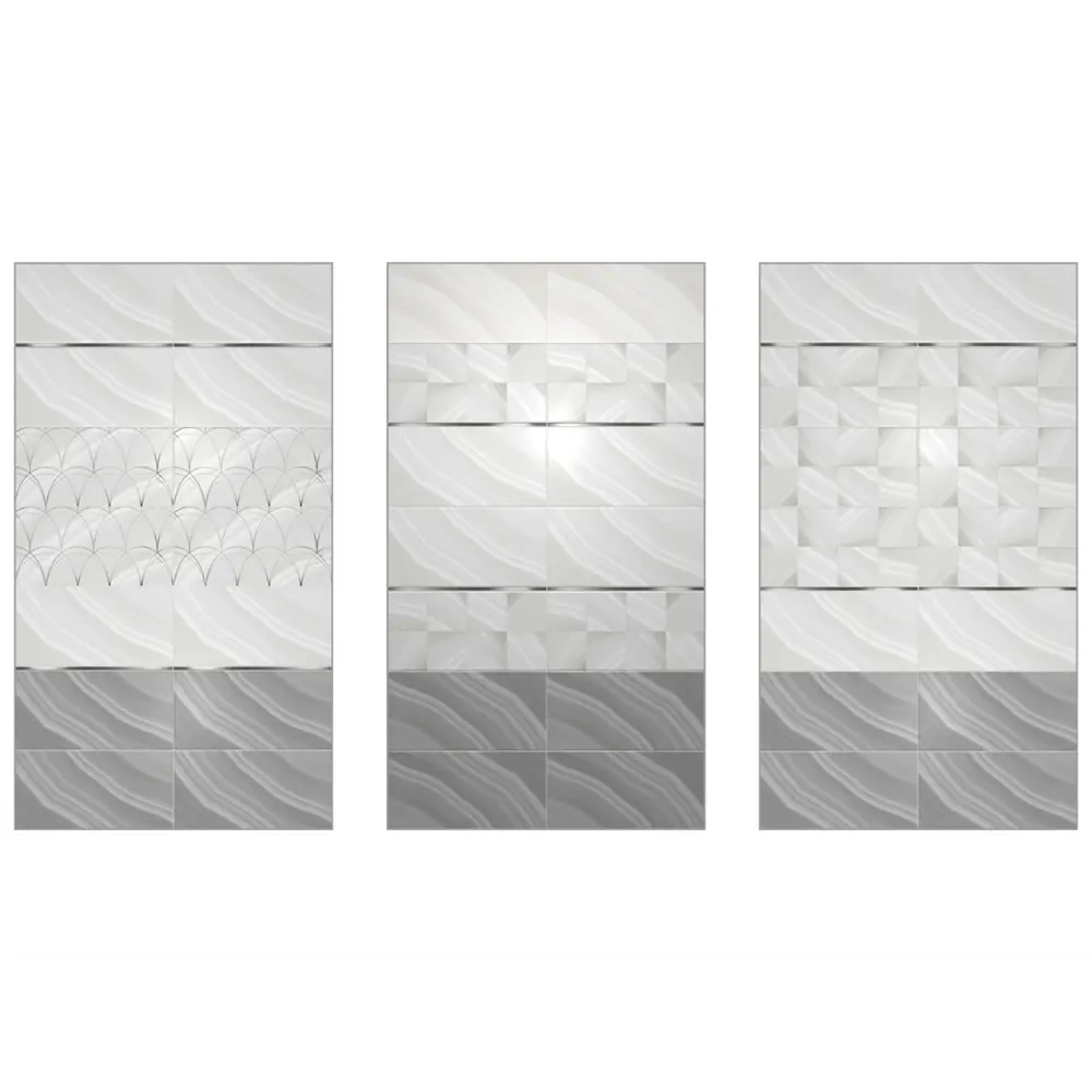 Декор настенный Miracle Scale 24.9x50 см глянцевый цвет белый Santreyd STLM-2101060 - Вид №6