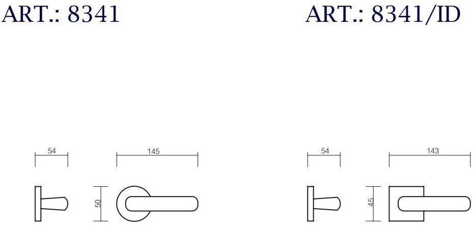 Pasini Ручка из латуни на розетке  8341  - Вид №4