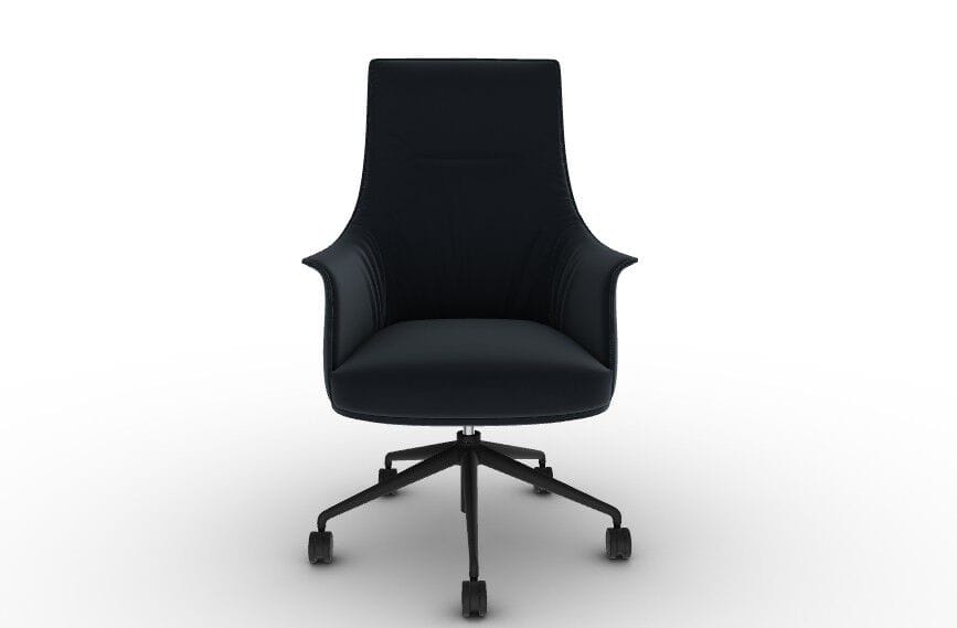 Кожаный офисный стул с высокой спинкой In Stock Poltrona Frau ARCH-00109664 - Вид №1