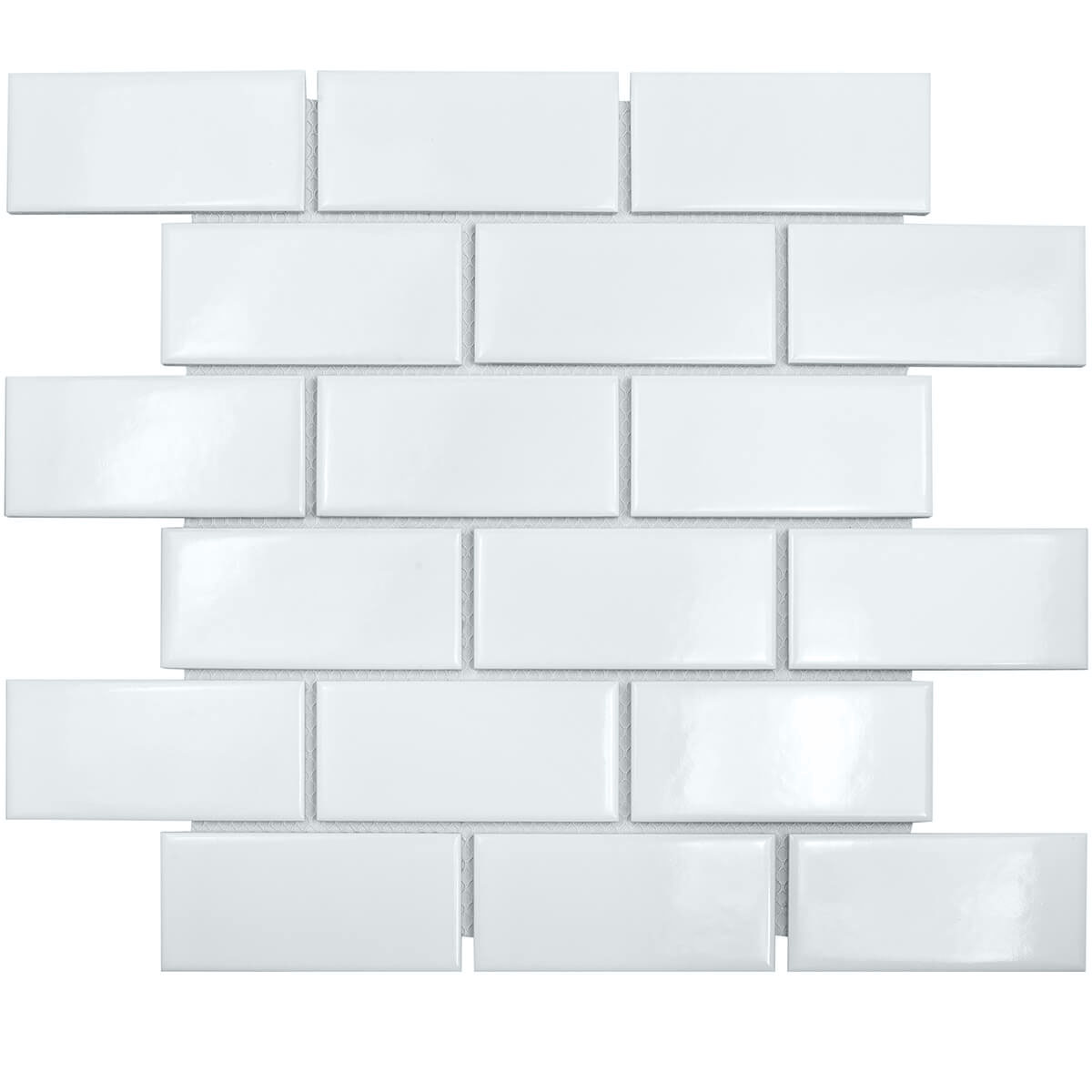 Белоснежная мозаика Starmosaic – элегантность в каждой детали STP-ST82 INCOLOR Brick & Metro