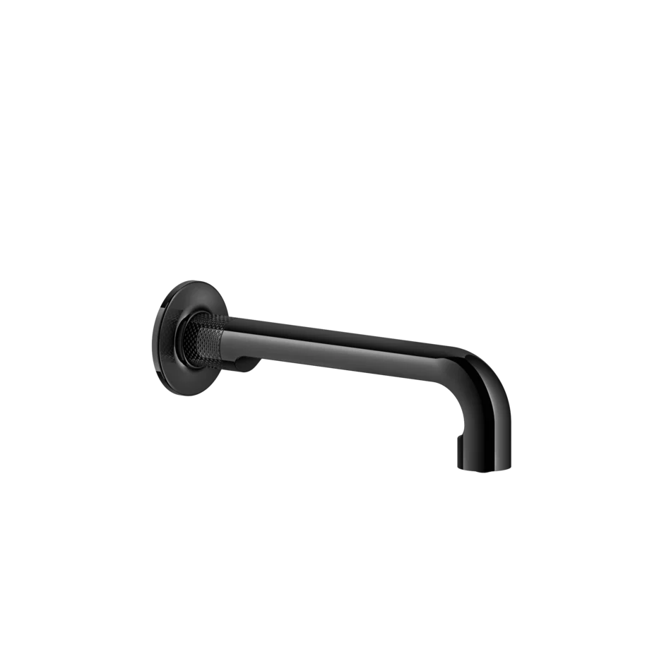 Носик для умывальника 58100 706 Gessi Inciso ЧЕРНЫЙ МЕТАЛЛ PVD 58100706