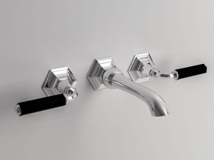 Настенный смеситель для раковины с 3 отверстиями