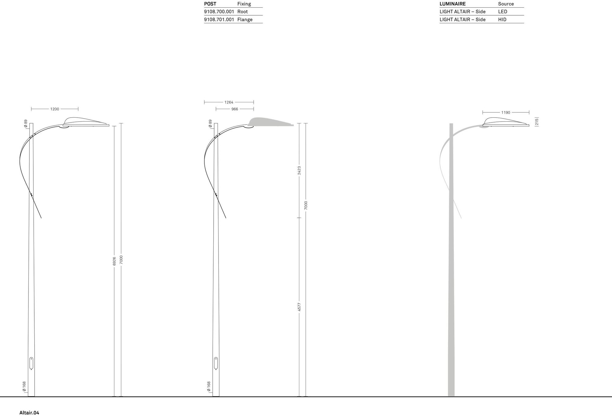 Neri Светодиодная головка столба Altair sun-id-1434536 - Вид №11
