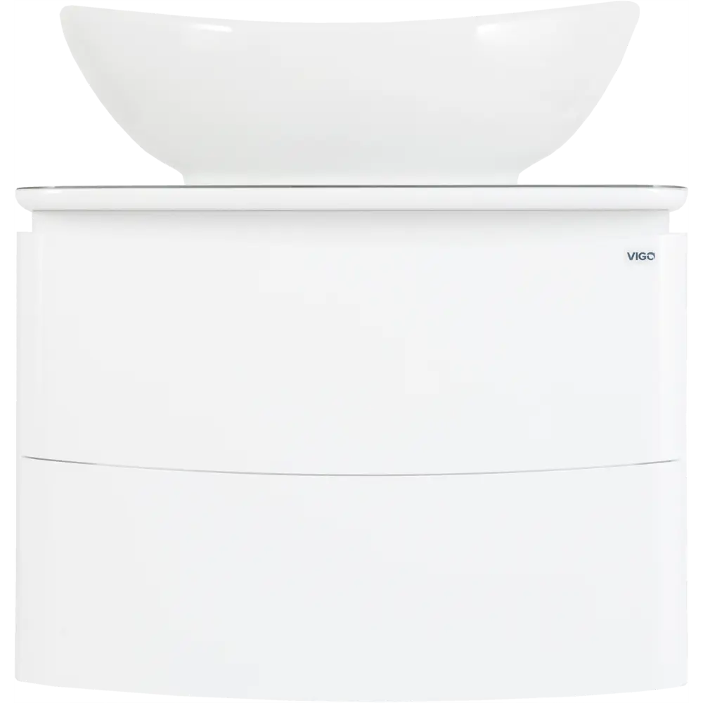 Тумба под раковину подвесная Cosmo 60 см цвет белый VIGO STLM-2031129