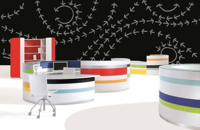 NEWTOM by Ultom Несколько рабочих станций для открытого пространства Twist sun-id-1380874 - Вид №1