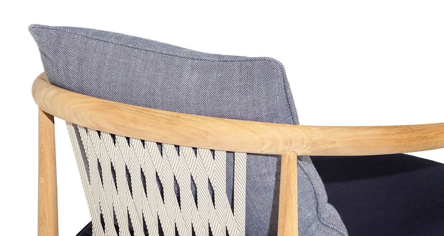 Садовое кресло из тикового дерева с подлокотниками Poltrona Frau Boundless Living Outdoor Collections ARCH-00030174 - Вид №15