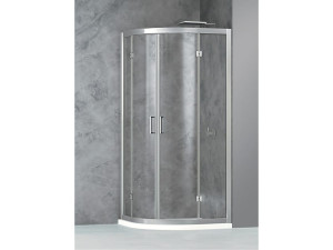 Полукруглый Хрустальный душ с распашной дверью