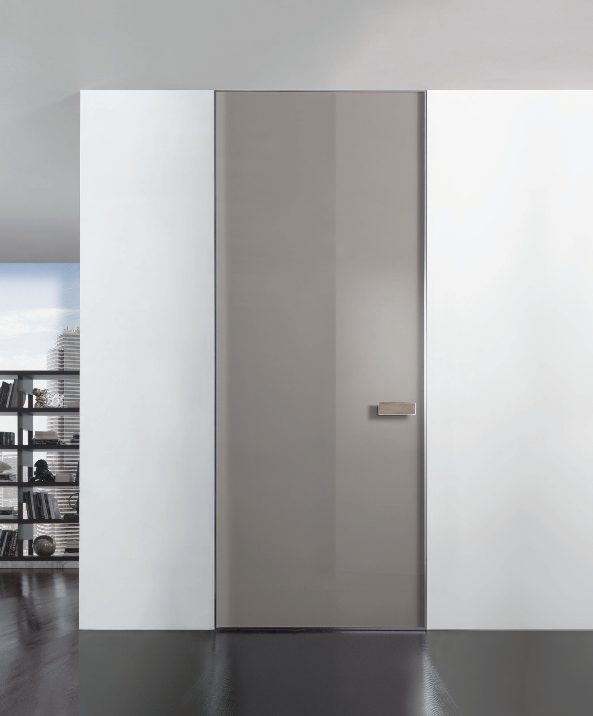 Распашная дверь из закаленного стекла Longhi Aluminiun Chic-Doors ARCH-00142904 - Вид №2