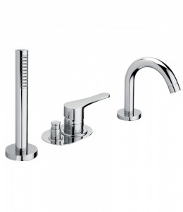 14531 / ДНР Смеситель для террасной ванны с ручным душем. Bongio O’Clock