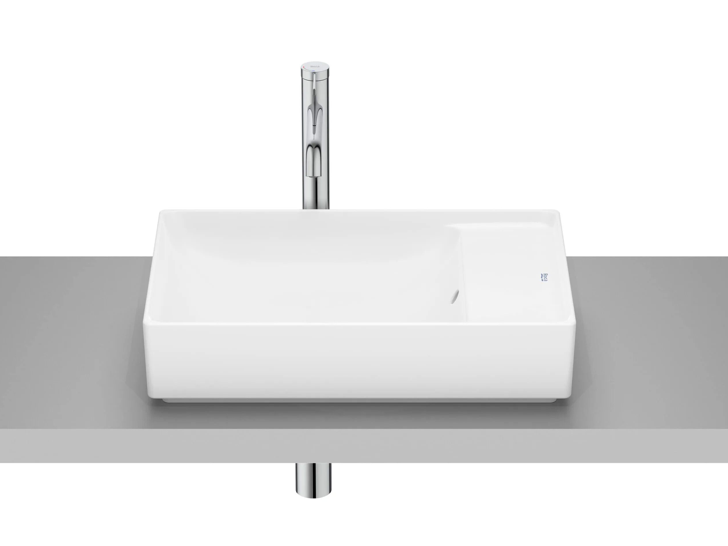 Керамическая прямоугольная столешница с переливом Roca Ona ARCH-00136239