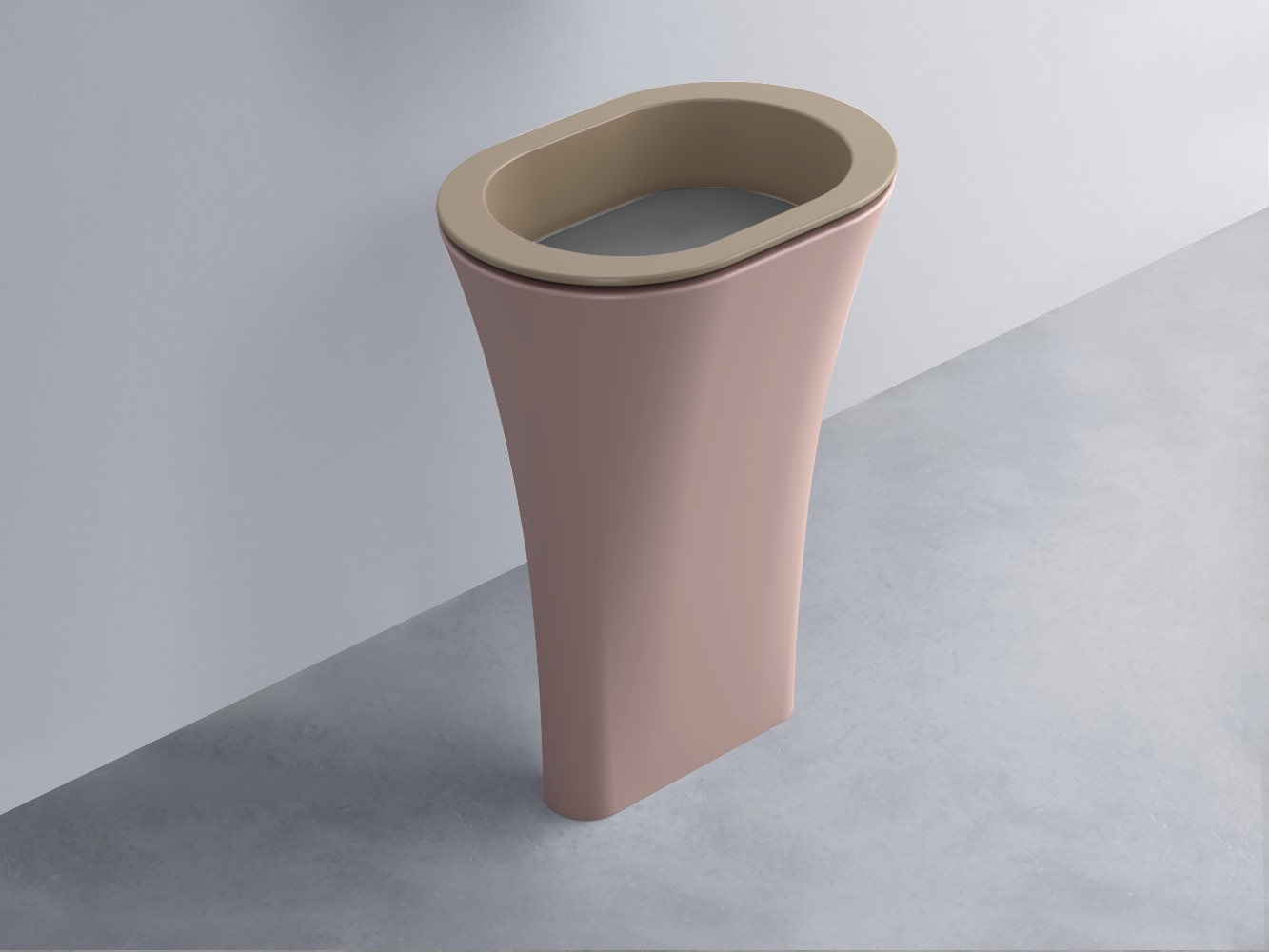 AMLA65-AN+AMPILO-CM+AMCOLO-CP Раковина Amedeo Ovale отдельностоящая cielo Enjoy + Amedeo Ceramica Cielo