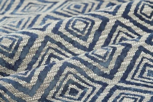 COLORISTICA Ткань мебельная  Шенилл  Claster Синий