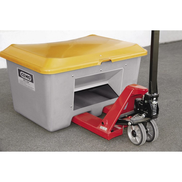 10564 СЕМО Ящик-контейнер CEMO для песка, соли и реагентов 100 л.
Вес 8,5 кг  - Вид №1