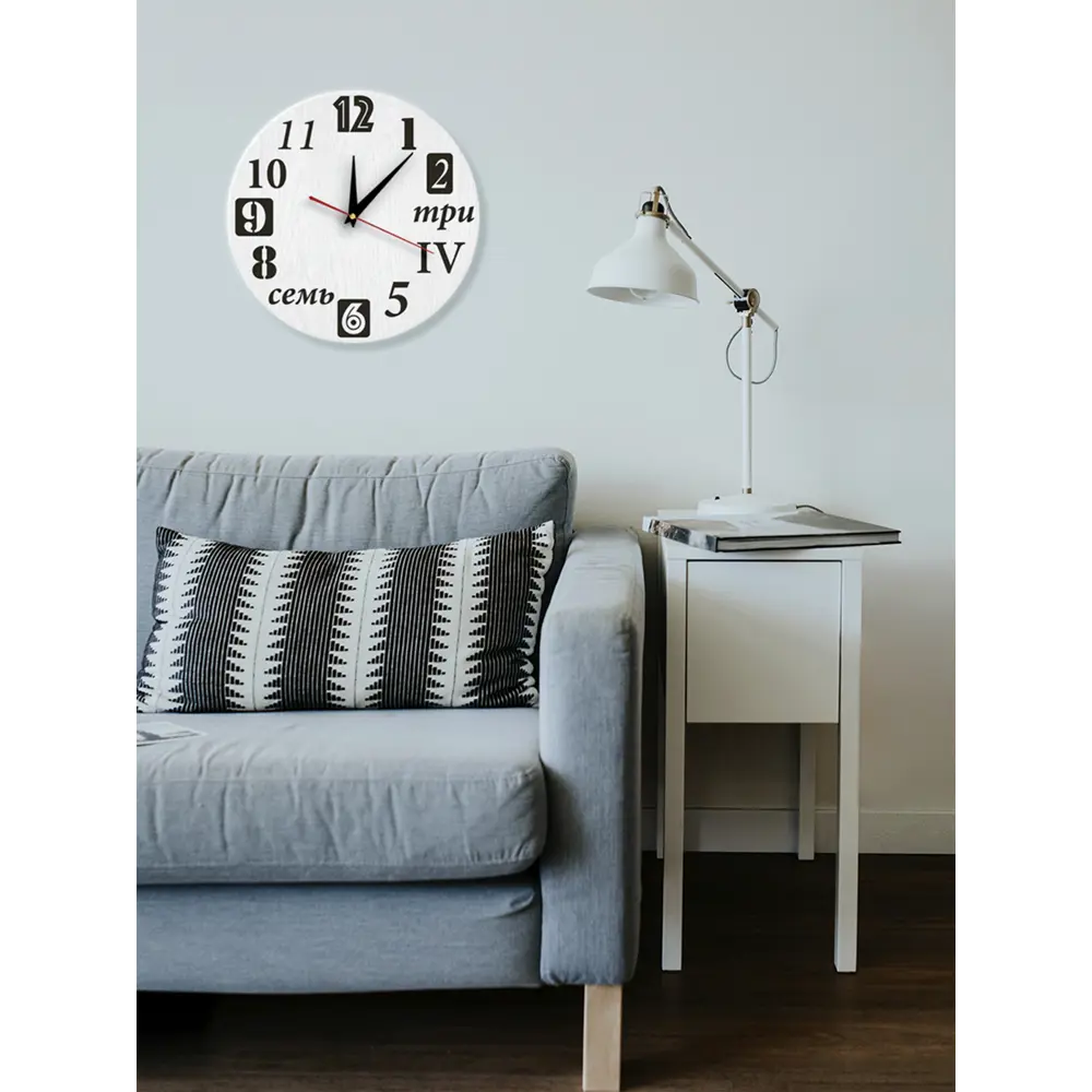 Настенные часы Разнообразные цифры 30x30 см Santreyd hi-tech STLM-2195271 - Вид №7