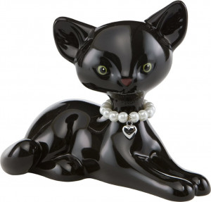 10581379 Goebel Скульптура 10,5см "Черная Жемчужина" Китти Фарфор